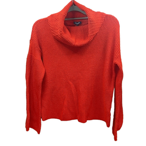 Splendid Cowl Neck wide sleeve Sweater in burnt orange Medium